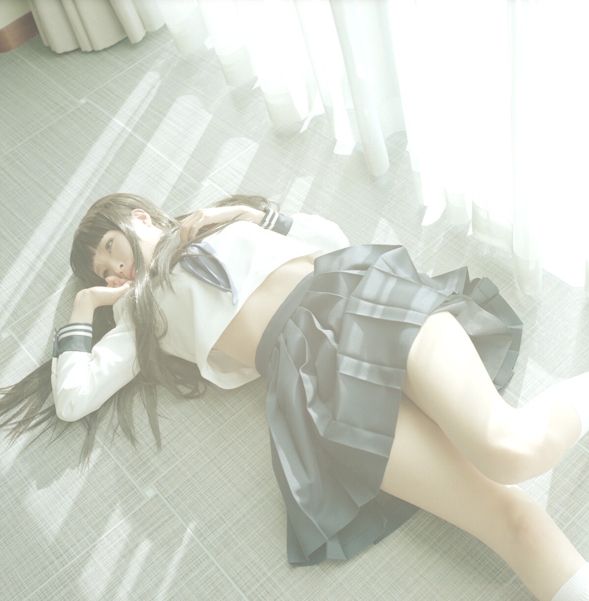 [Cosplay] Awesome body School Girl Cosplay Set